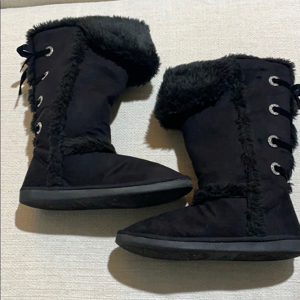 Like New Girls Justice Size 5 Suede Boots